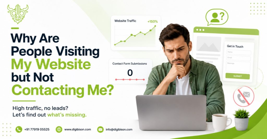 Why Are People Visiting My Website but Not Contacting Me